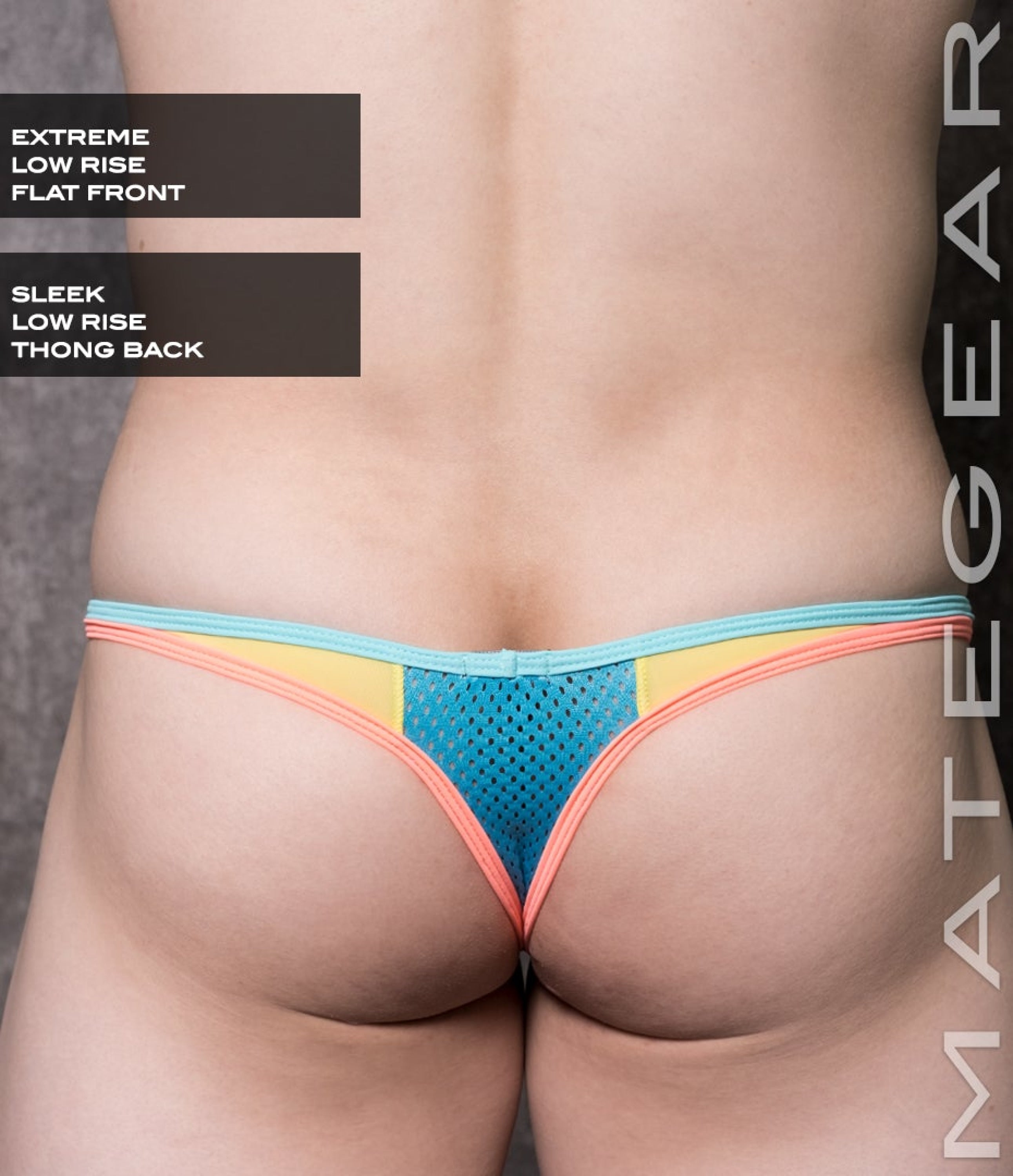 Sexy Mens Underwear Extremely Mini Thong - Sa Hyun (Flat Front) Underwear-Mini-Designer-Mini-Thongs