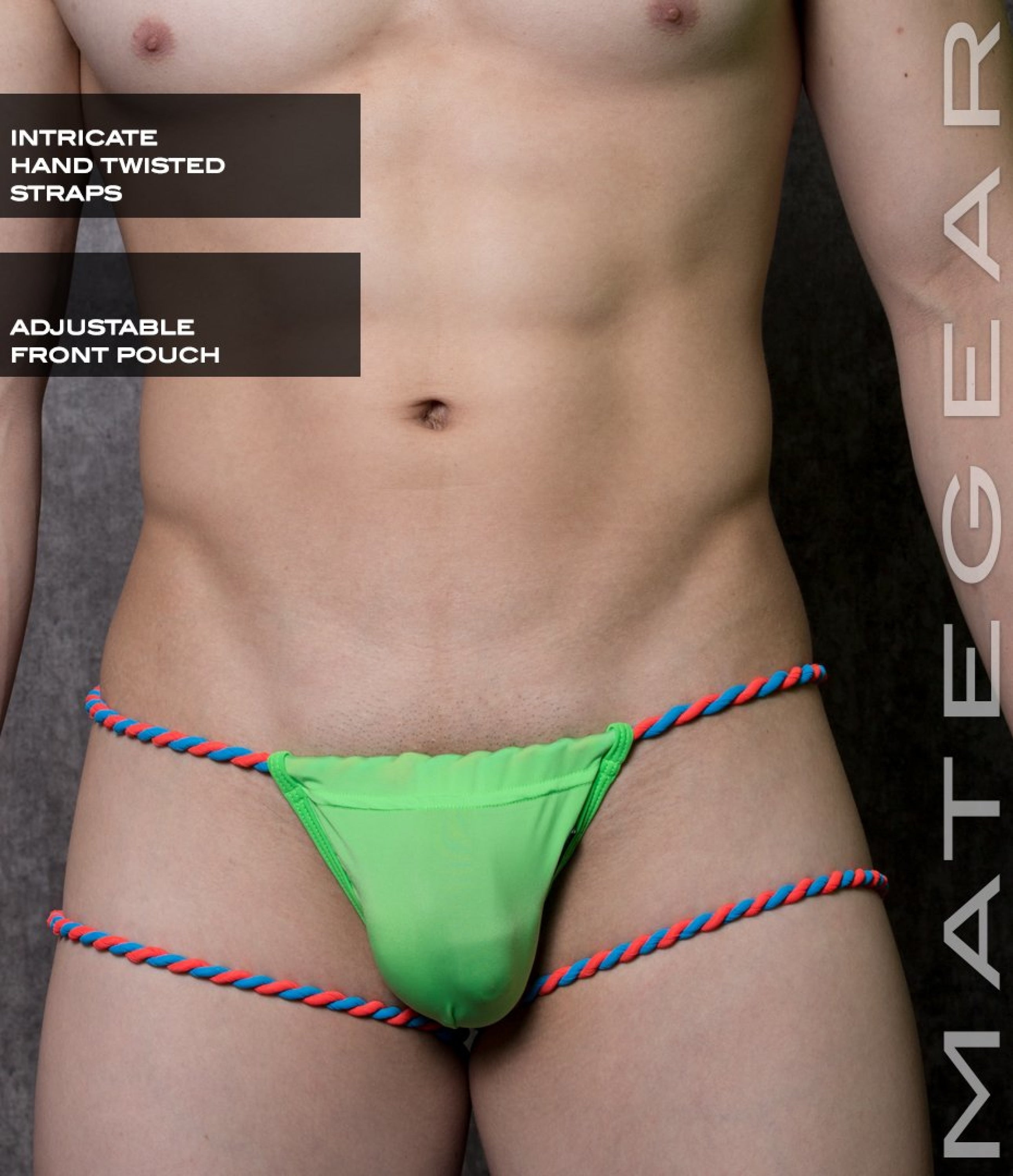 Sexy Men's Underwear Xpression Ultra Bikini - Han Mi (Hand Twisted Straps) - MATEGEAR - Sexy Men's Swimwear, Underwear, Sportswear and Loungewear