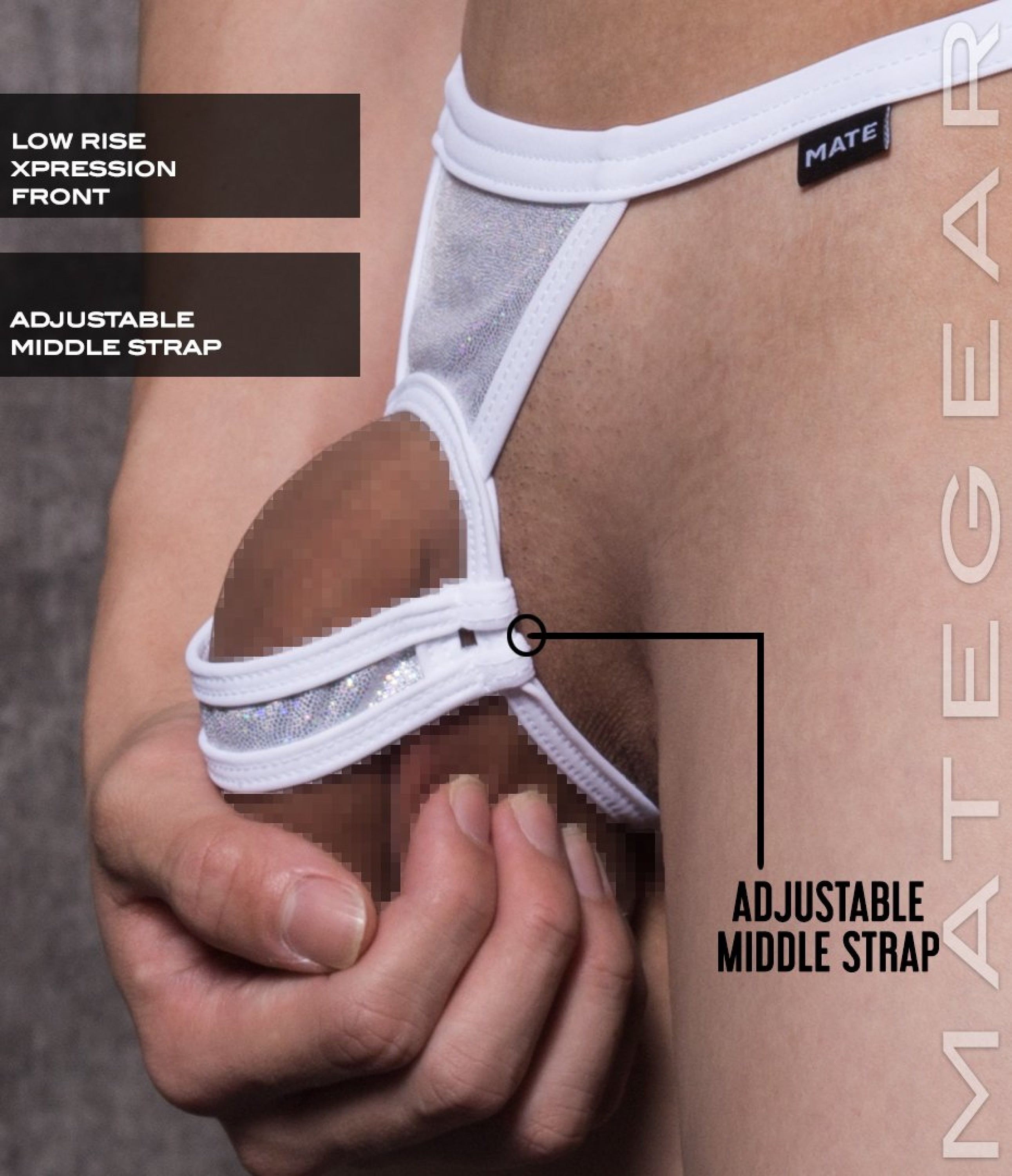 Sexy Mens Underwear Xpression Ultra G - Kae Jung (Adjustable Strap Front)