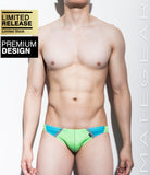 Ultra Swim Bikini - Jun Won (Flat Front / Translucent Back Panel ) - MATEGEAR - Sexy Men's Swimwear, Underwear, Sportswear and Loungewear