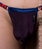 Sexy Men's Swimwear Maximizer Ultra Slingshot - Yeom So (Red/Blue Band)