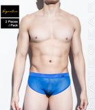 [2pc/Pack] Sexy Men's Loungewear Signature Mini Shorts - Ki Nam (Mesh Series)
