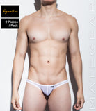 [2pc/Pack] Sexy Men's Underwear Mini Bikini Briefs - Kum Ja (Soft Thin Mesh Signature Series)