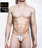 [2pc/Pack] Sexy Men's Underwear Mini Bikini Briefs - Nam Woo (Ultra Thin Nylon Signature Series)
