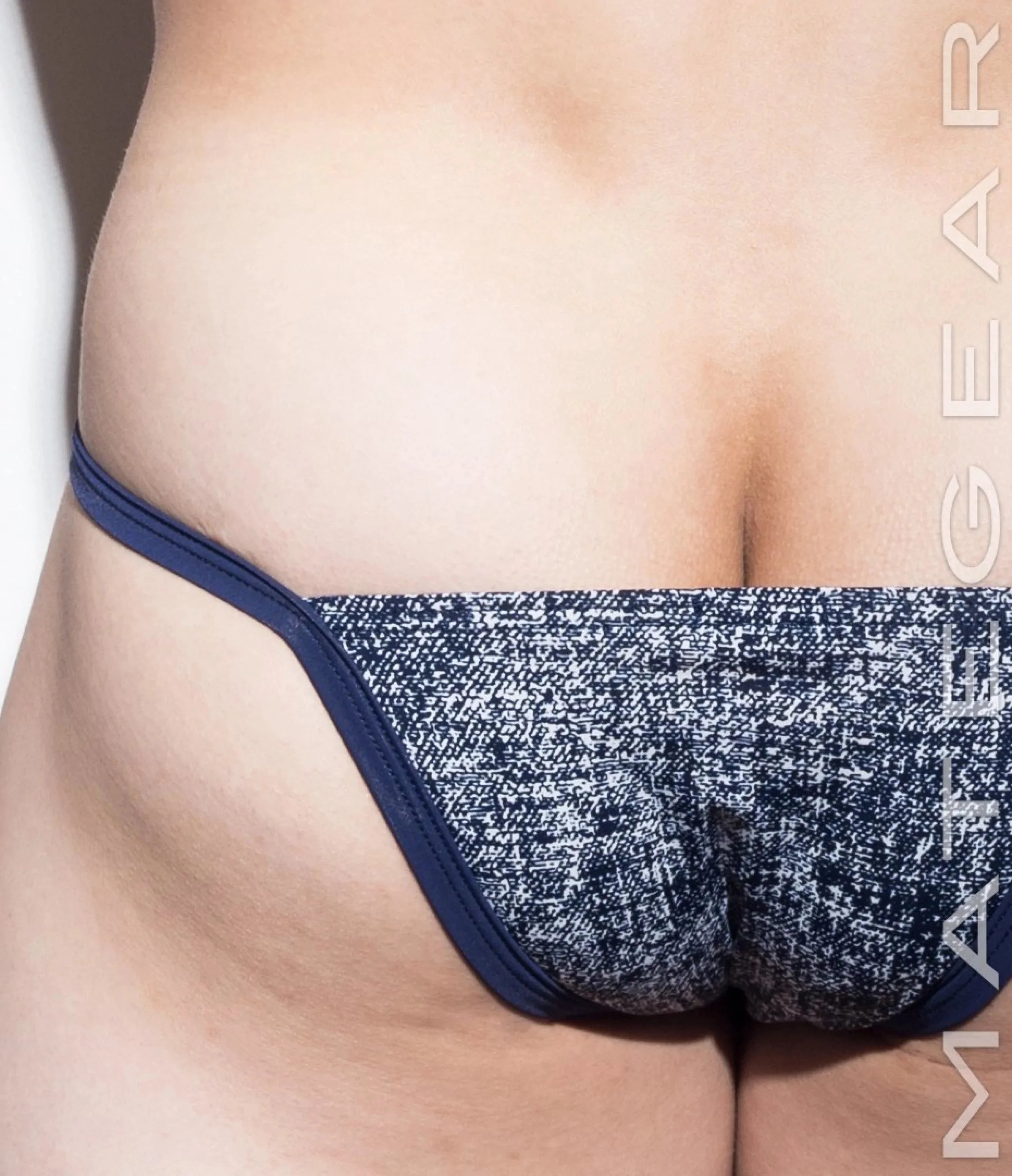 [2Pc/pack] Sexy Mens Underwear Mini Bikini Briefs - Shi Woo (Thin Nylon Special Fabric Signature