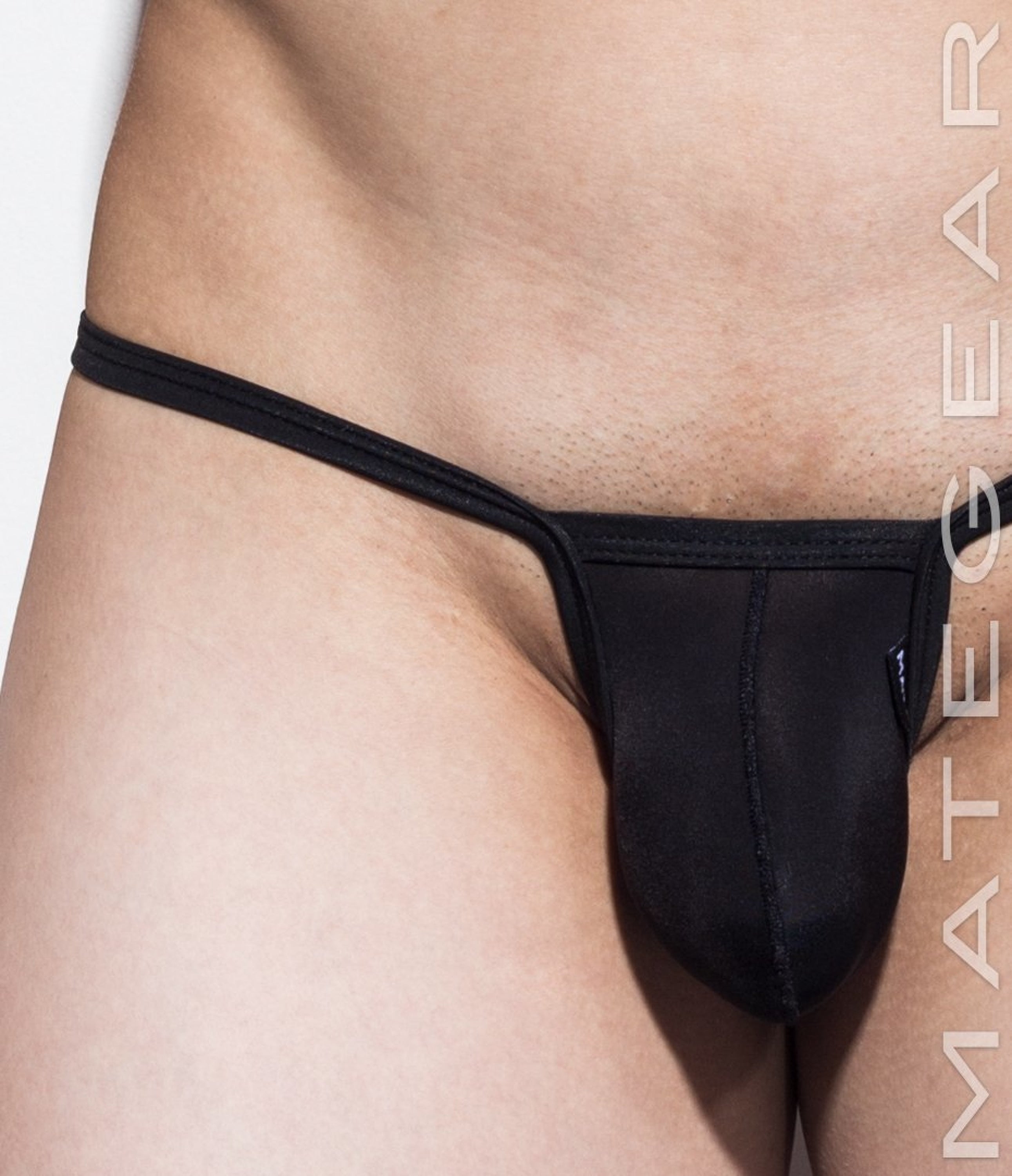 [2pc/Pack] Sexy Men's Underwear Mini Bikini Briefs - Shi Woo (Ultra Thin  Nylon Signature Series) - 2pc Black / Small