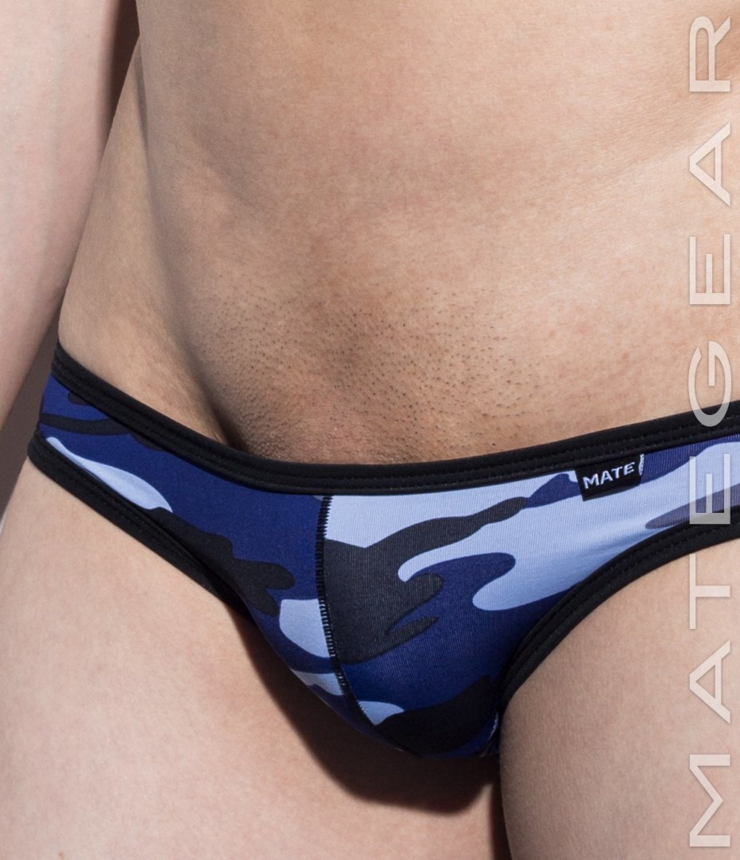 Sexy Men's Underwear Mini Squarecut Trunks - Ran Kwang (Flat Front / Reduced Sides) (Thin Nylon Special Fabric Signature Series) - MATEGEAR - Sexy Men's Swimwear, Underwear, Sportswear and Loungewear