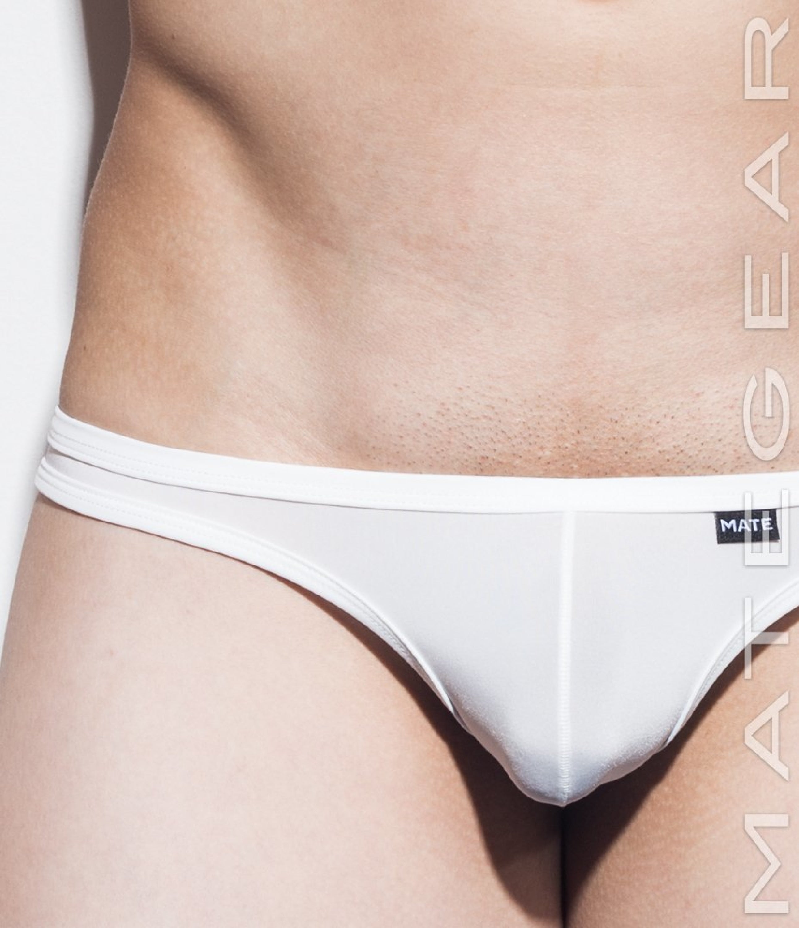Sexy Men's Underwear Signature Mini Thongs - Young Ja (Ultra Thin Nylon Series) - MATEGEAR - Sexy Men's Swimwear, Underwear, Sportswear and Loungewear
