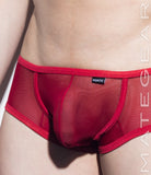 Sexy Men's Underwear Signature Ultra Squarecut Trunks - Ji Su (Mesh Series) - MATEGEAR - Sexy Men's Swimwear, Underwear, Sportswear and Loungewear