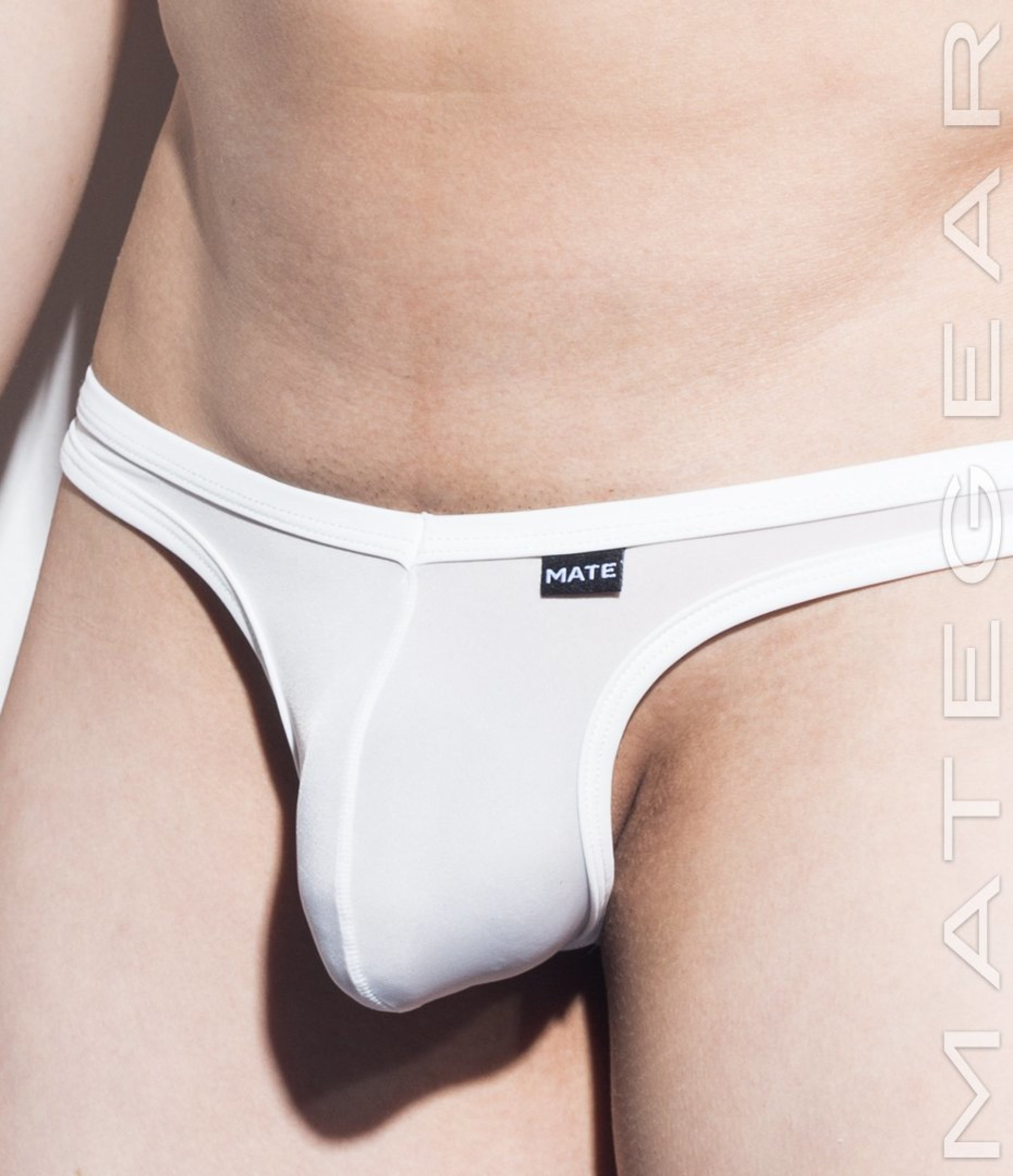 Sexy Men's Underwear Signature Ultra Thongs - Kyo Ha (Ultra Thin Nylon Series / V Front / Tapered Sides) - MATEGEAR - Sexy Men's Swimwear, Underwear, Sportswear and Loungewear