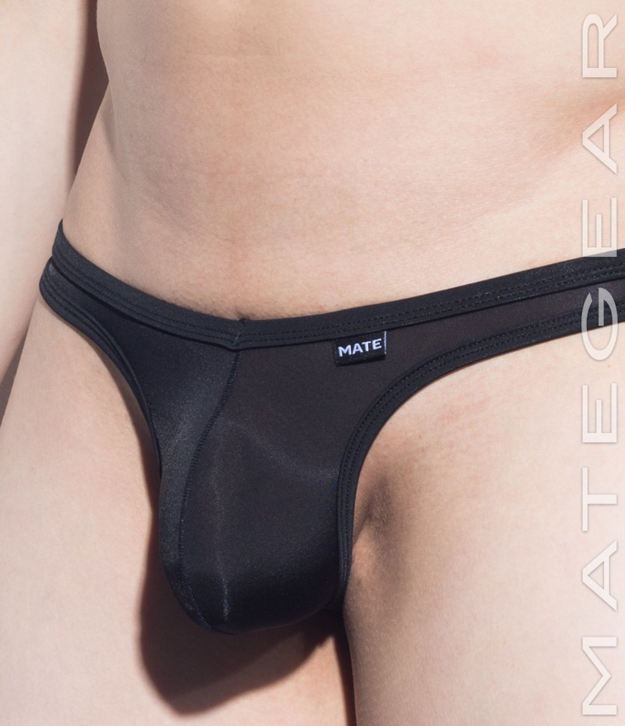 Sexy Men's Underwear Signature Ultra Thongs - Kyo Ha (Ultra Thin Nylon Series / V Front / Tapered Sides) - MATEGEAR - Sexy Men's Swimwear, Underwear, Sportswear and Loungewear
