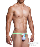Sexy Mens Swimwear Ultra Teardrop Thong - Pae Yeon (White) - MATEGEAR - Sexy Men's Swimwear, Underwear, Sportswear and Loungewear