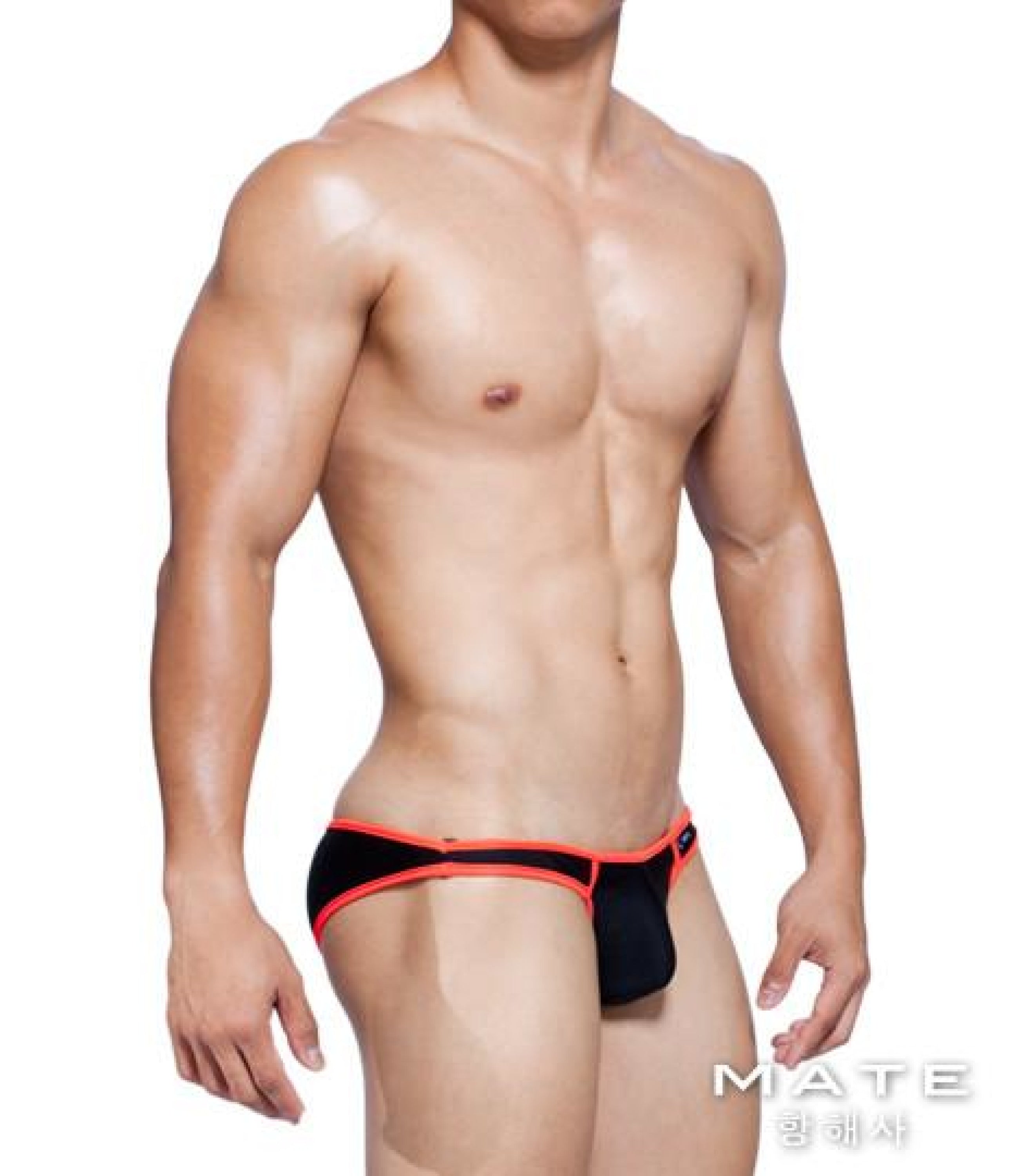 Sexy Mens Underwear Ultra Bikini - Kun Woo (Black) - MATEGEAR - Sexy Men's Swimwear, Underwear, Sportswear and Loungewear