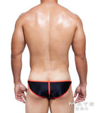 Sexy Mens Underwear Ultra Bikini - Kun Woo (Black) - MATEGEAR - Sexy Men's Swimwear, Underwear, Sportswear and Loungewear