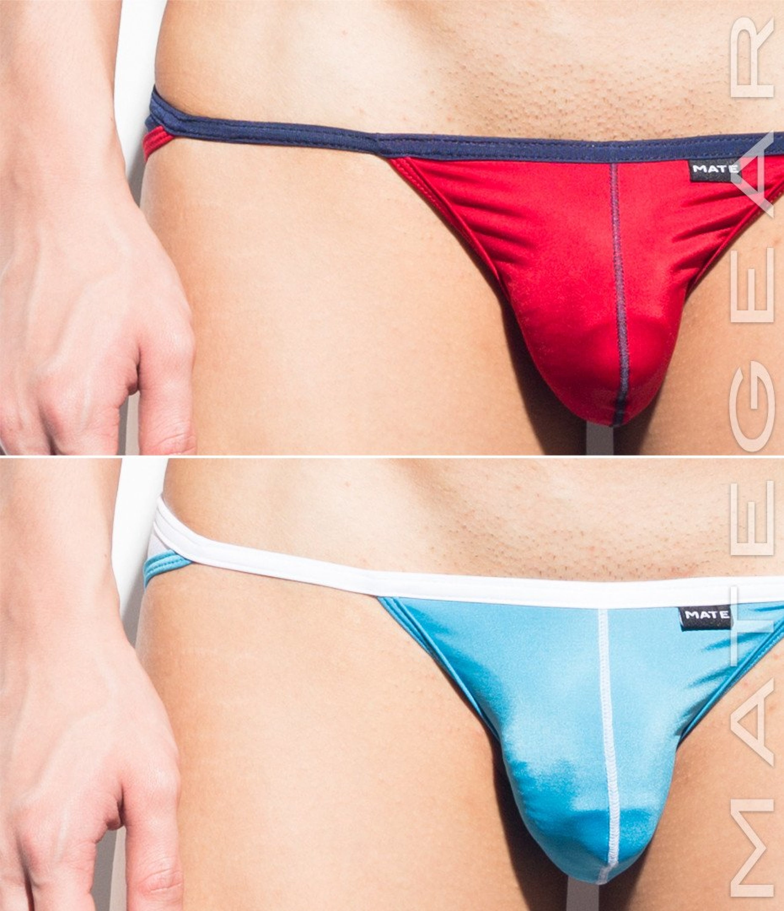 Sexy Mens Underwear Ultra Cutaway Bikini - Nam Sun (Air Nylon) - MATEGEAR - Sexy Men's Swimwear, Underwear, Sportswear and Loungewear