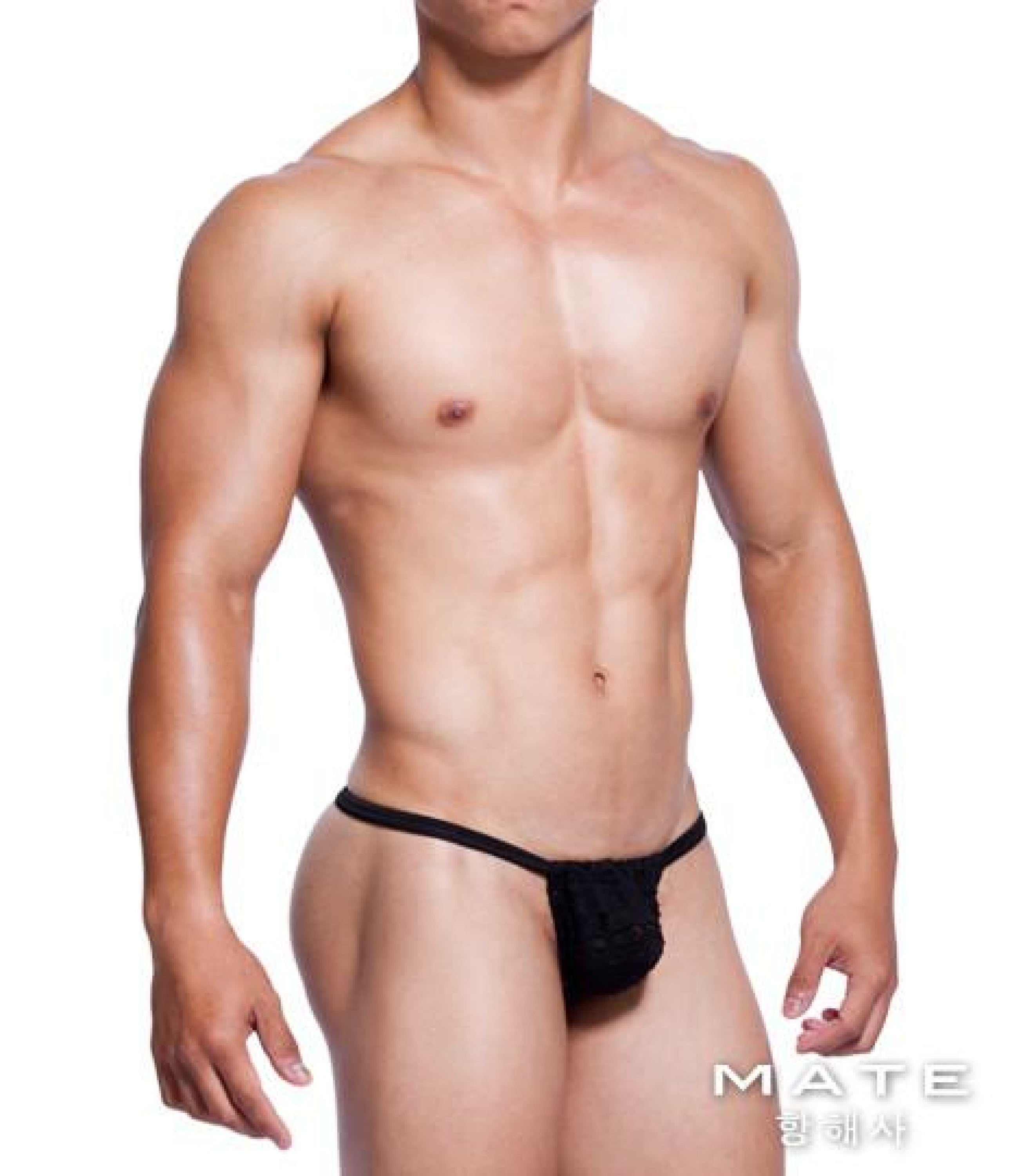 Sexy Mens Underwear Very Sexy Ultra G - Min Jun (Black) - MATEGEAR - Sexy Men's Swimwear, Underwear, Sportswear and Loungewear