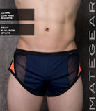 Sexy Mens Sportswear Very Ultra Shorts - Un Hoon Ii Navy Nylon / Medium