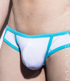 Sexy Men's Swimwear Maximizer Mini Swim Squarecuts - Pyon Seo (Thin Nylon Front) - MATEGEAR - Sexy Men's Swimwear, Underwear, Sportswear and Loungewear