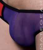 Sexy Mens Swimwear Mini Swim Squarecut - Nae Ji Iii (Deep V-Back / Flat Front Reduced Sides)