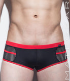 Sexy Men's Swimwear Mini Swim Squarecut - Son Hoon (With Lining) - MATEGEAR - Sexy Men's Swimwear, Underwear, Sportswear and Loungewear