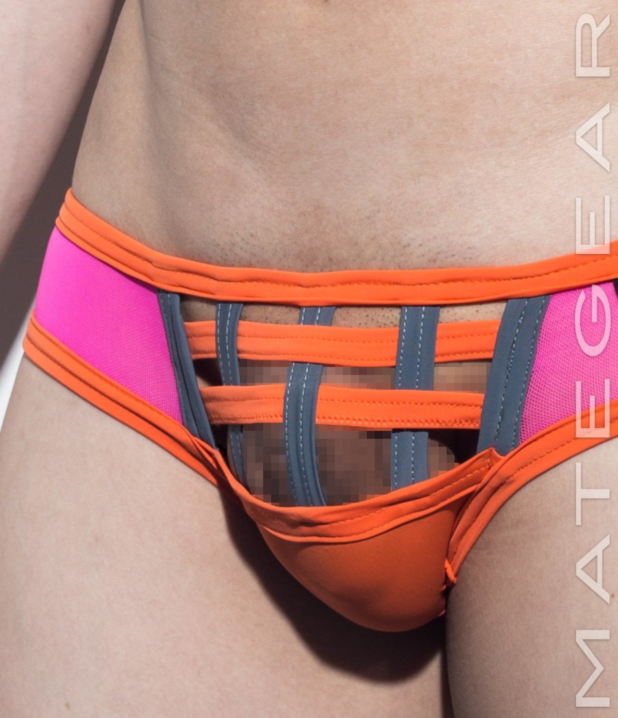 Sexy Men's Swimwear Xpression Mini Swim Squarecut - Ran Kwang VI (Flat Front / Reduced Sides) - MATEGEAR - Sexy Men's Swimwear, Underwear, Sportswear and Loungewear