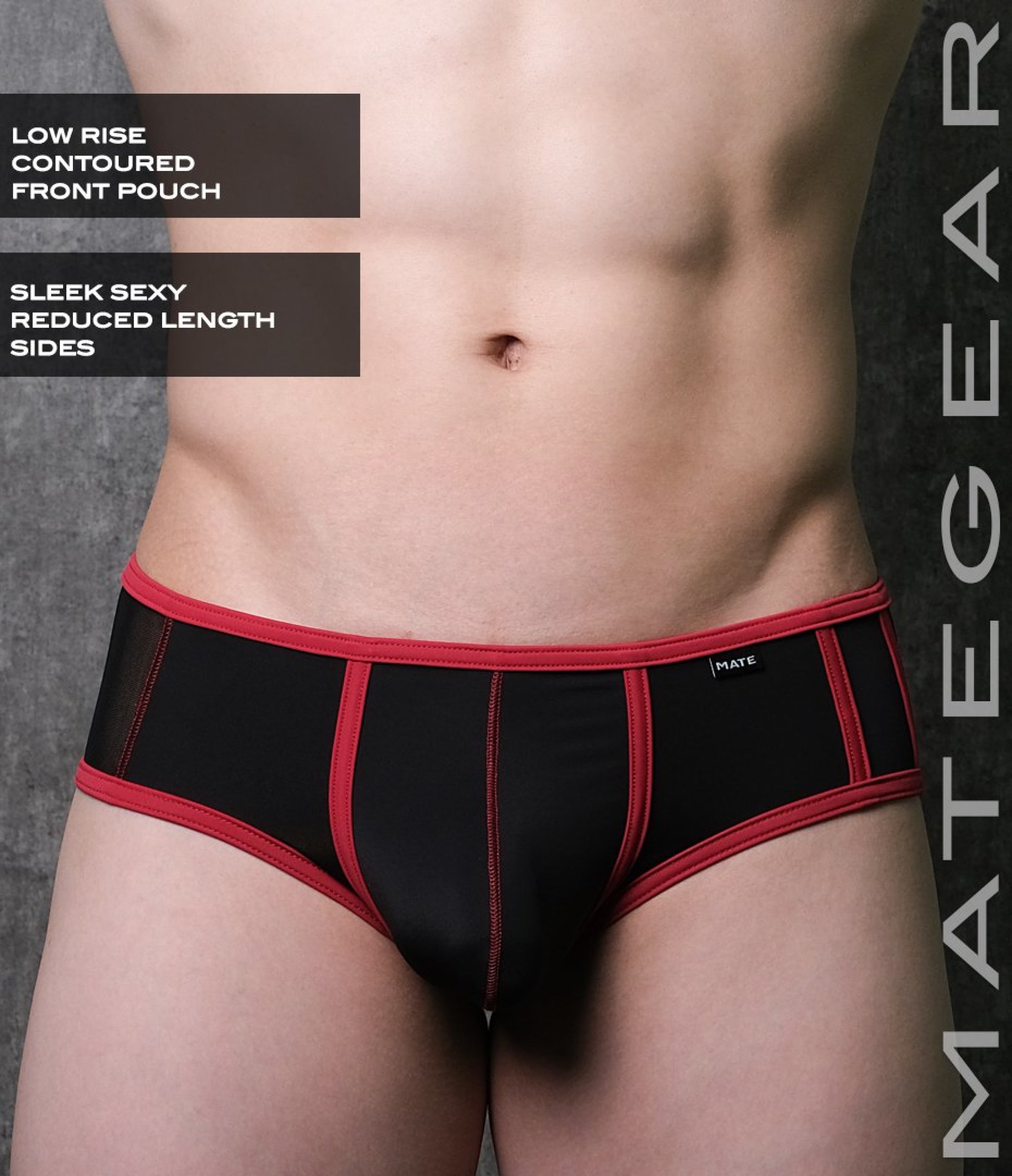 Men's Designer Underwear  Slim-Fit Boxers Pink/Navy Stripe
