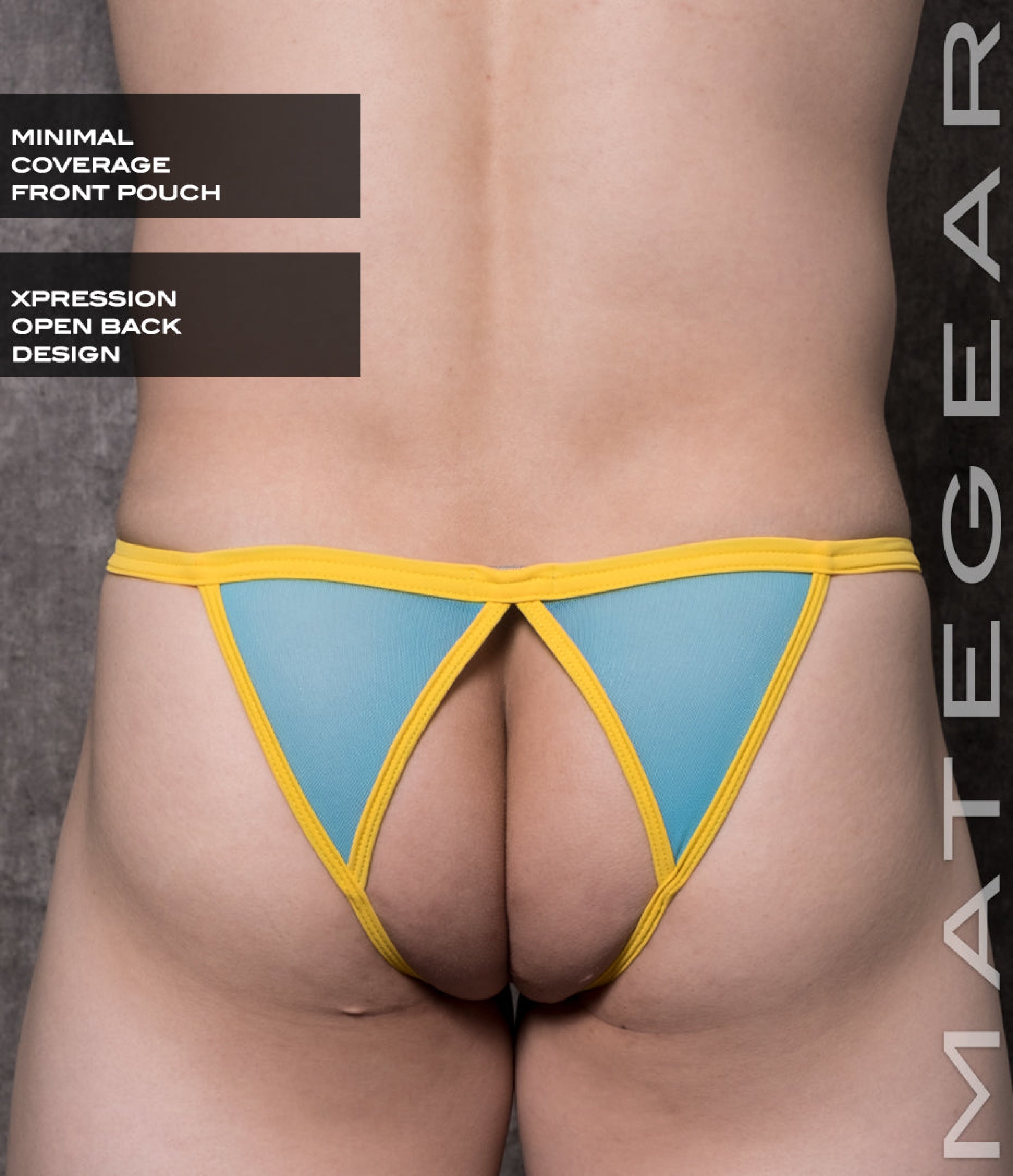Sexy Mens Underwear Xpression Mini Bikini - Bae Min (Open Back) Underwear-Mini-Designer-Mini-Bikinis