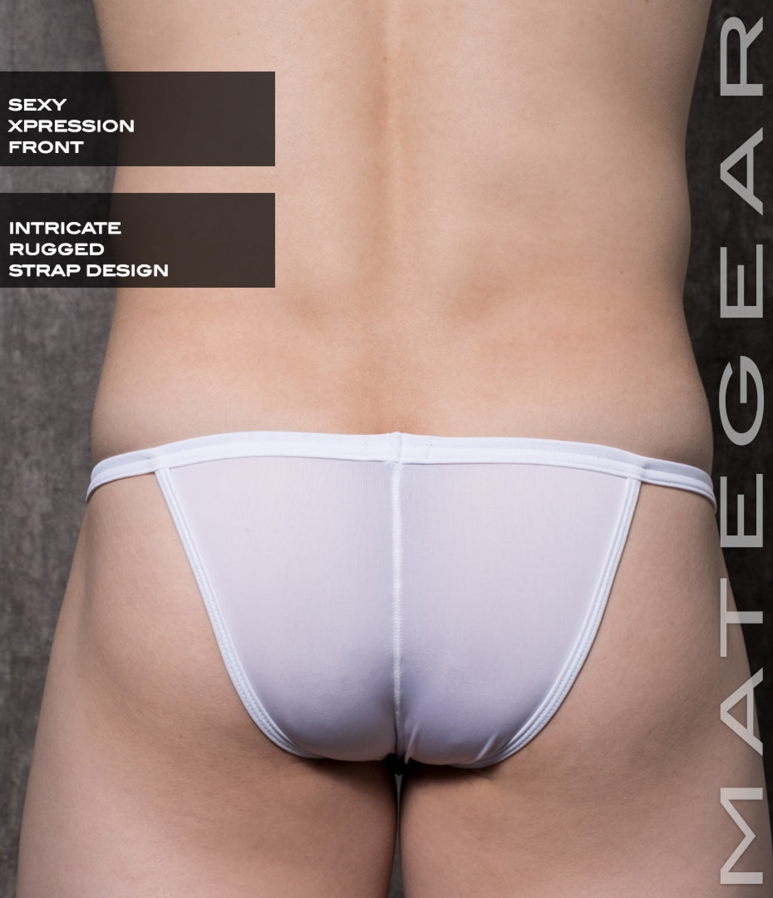 Sexy Mens Underwear Xpression Mini Bikini - Mi Jin (Rugged Strap Front)