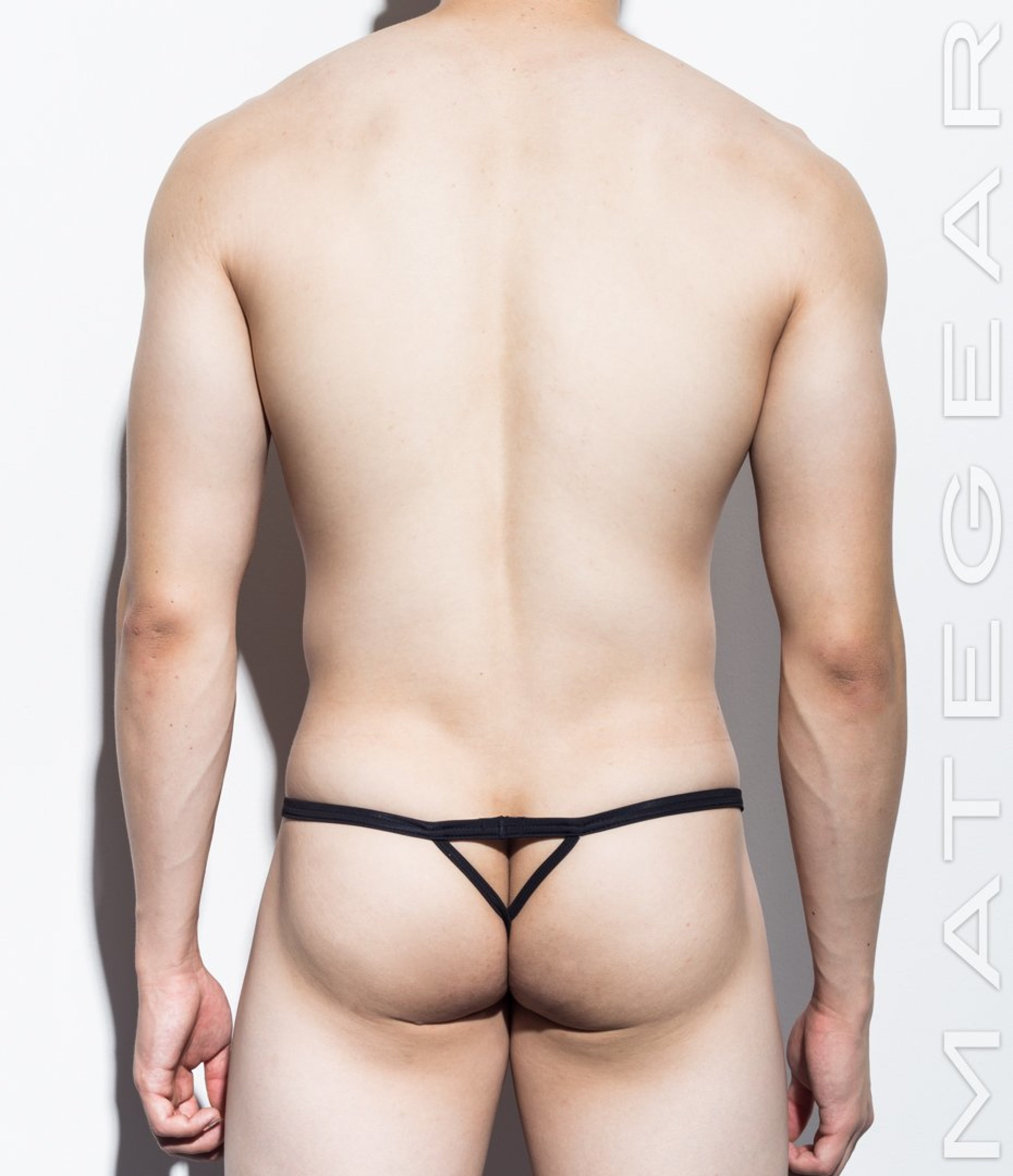 Sexy Men's Underwear Xpression Mini G - Ping Bae (Diagonal Front Slit) - MATEGEAR - Sexy Men's Swimwear, Underwear, Sportswear and Loungewear