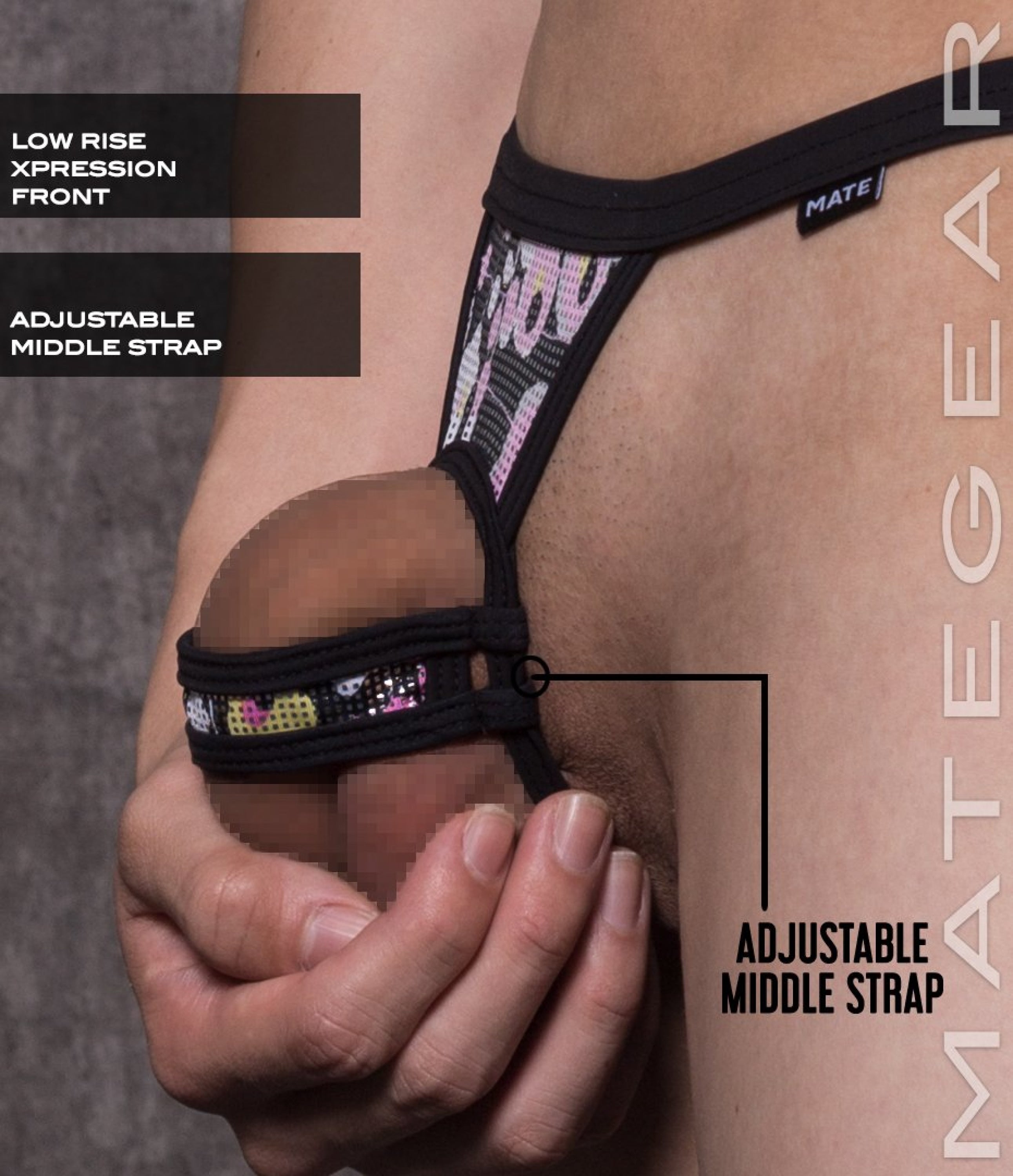 Sexy Mens Underwear Xpression Ultra G - Kae Jung (Adjustable Strap Front)