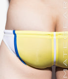 Ultra Swim Bikini - Jun Won (Flat Front / Translucent Back Panel ) - MATEGEAR - Sexy Men's Swimwear, Underwear, Sportswear and Loungewear